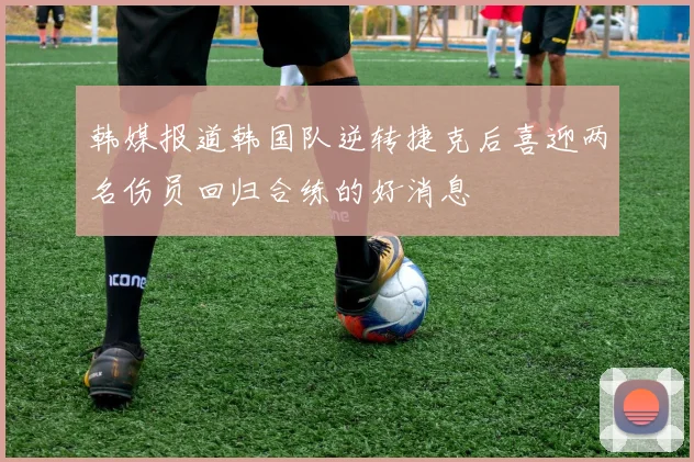 韩媒报道韩国队逆转捷克后喜迎两名伤员回归合练的好消息